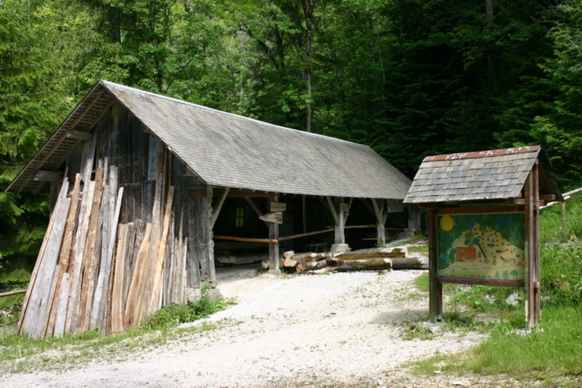 Scierie à grand cadre de Bellecombe