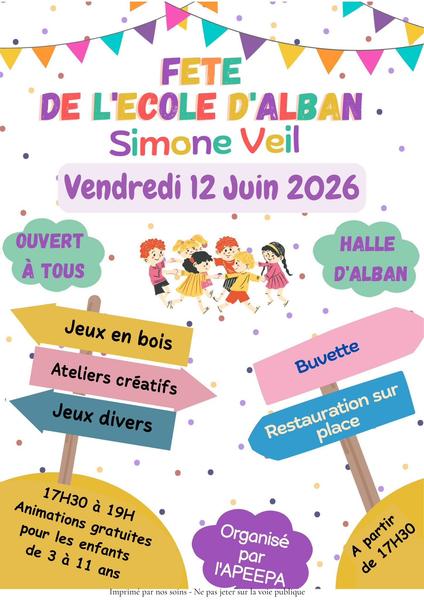 Fête de l'école d'Alban
