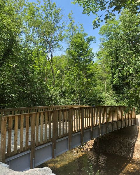 Passerelle sur la Via Chartreuse