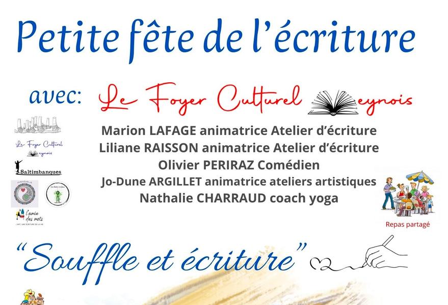 Petite fête des ateliers d'écriture_Montmaur Petite fête des ateliers d'écriture_Montmaur