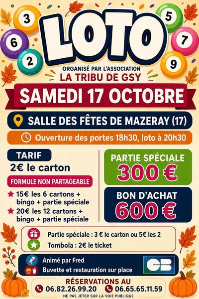 Grand Loto - la tribu de GSY