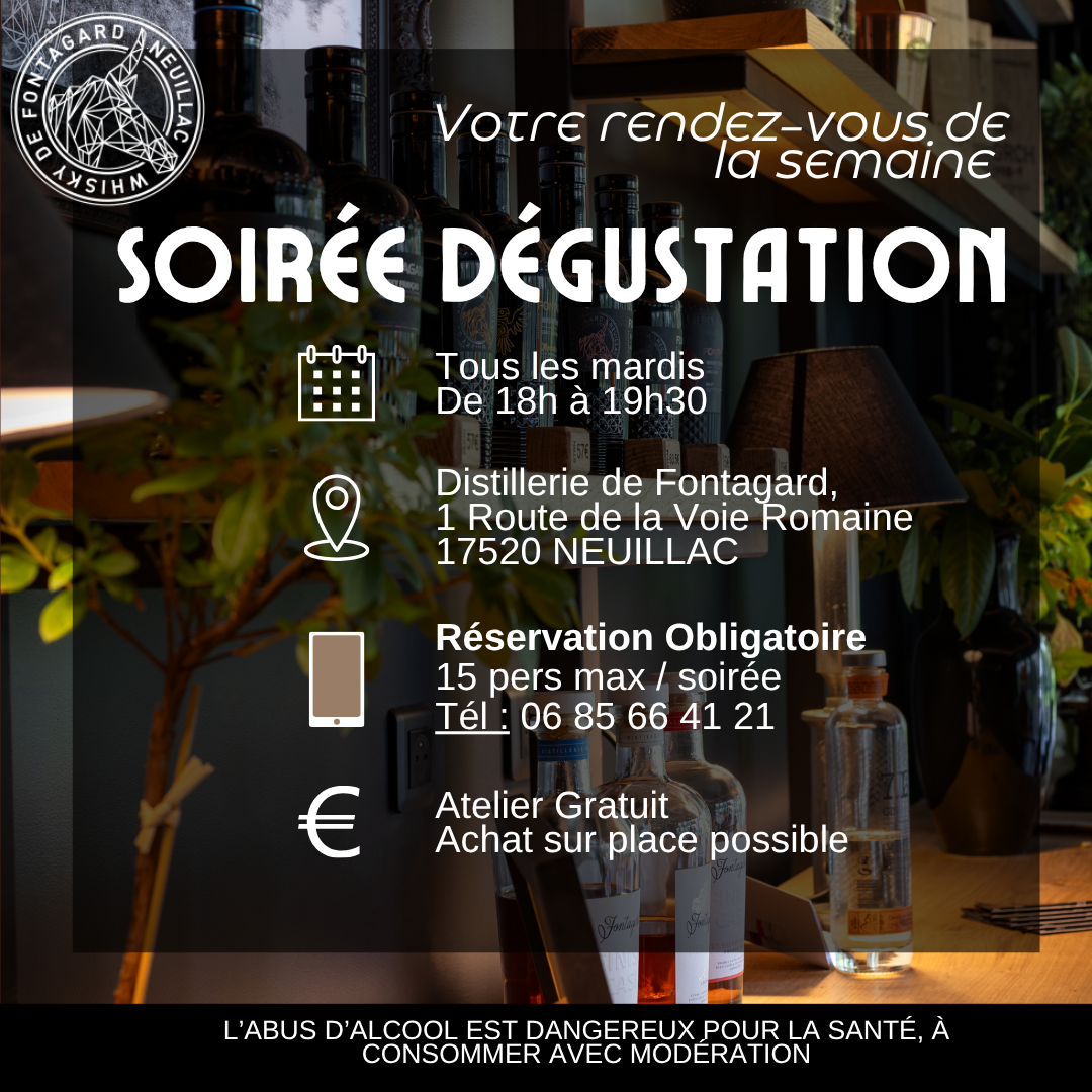 Soirée dégustation - Whisky de Fontagard