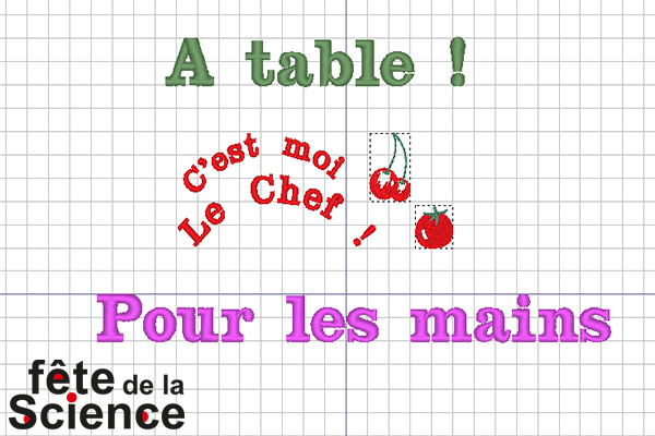 Broderie gourmande - FÊTE DE LA SCIENCE