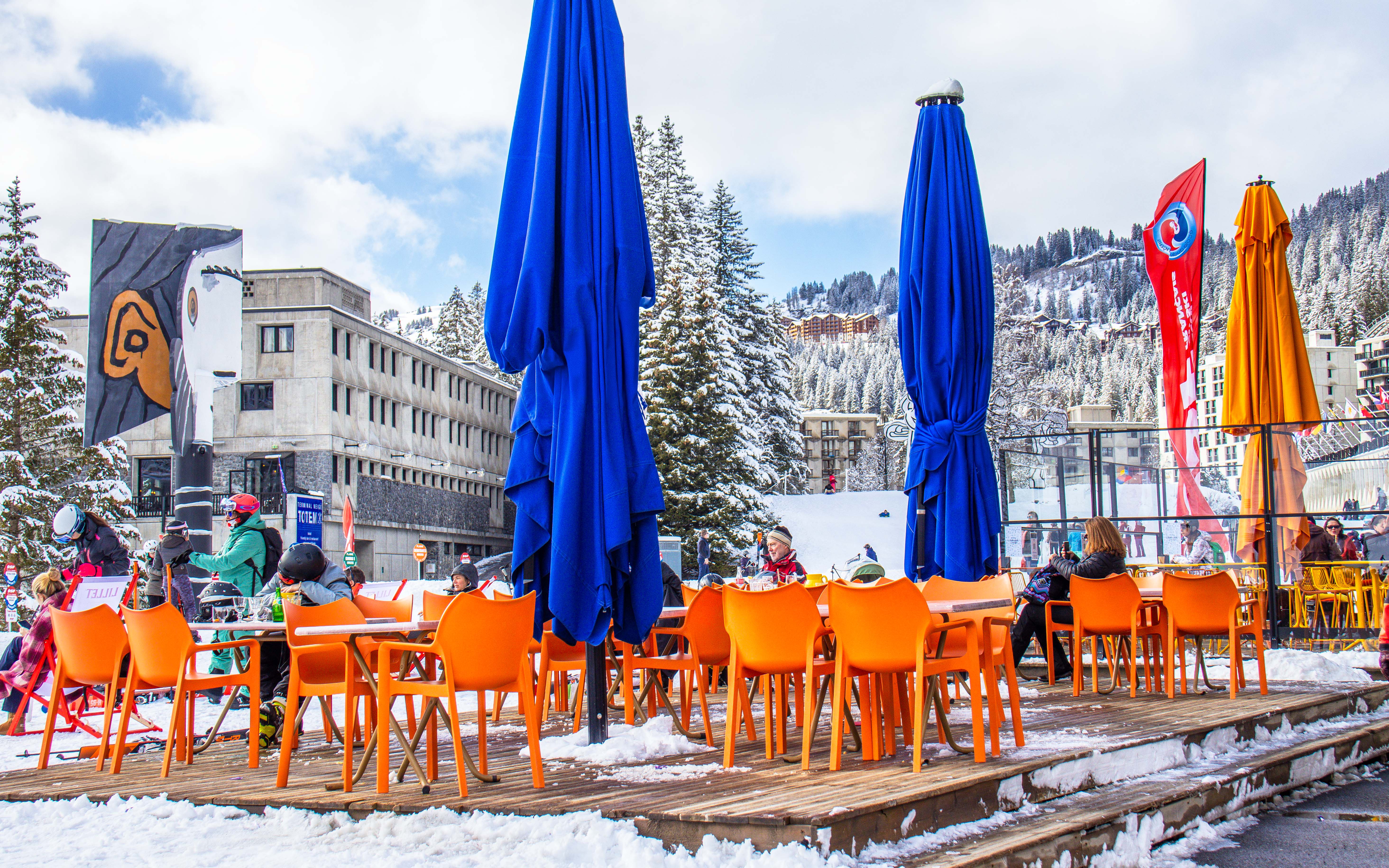 Terrasse hiver du restaurant