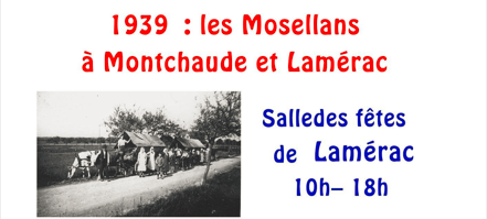 Exposition les Mosellans à Montchaud et Lamérac - Journées Européennes du Patrimoine