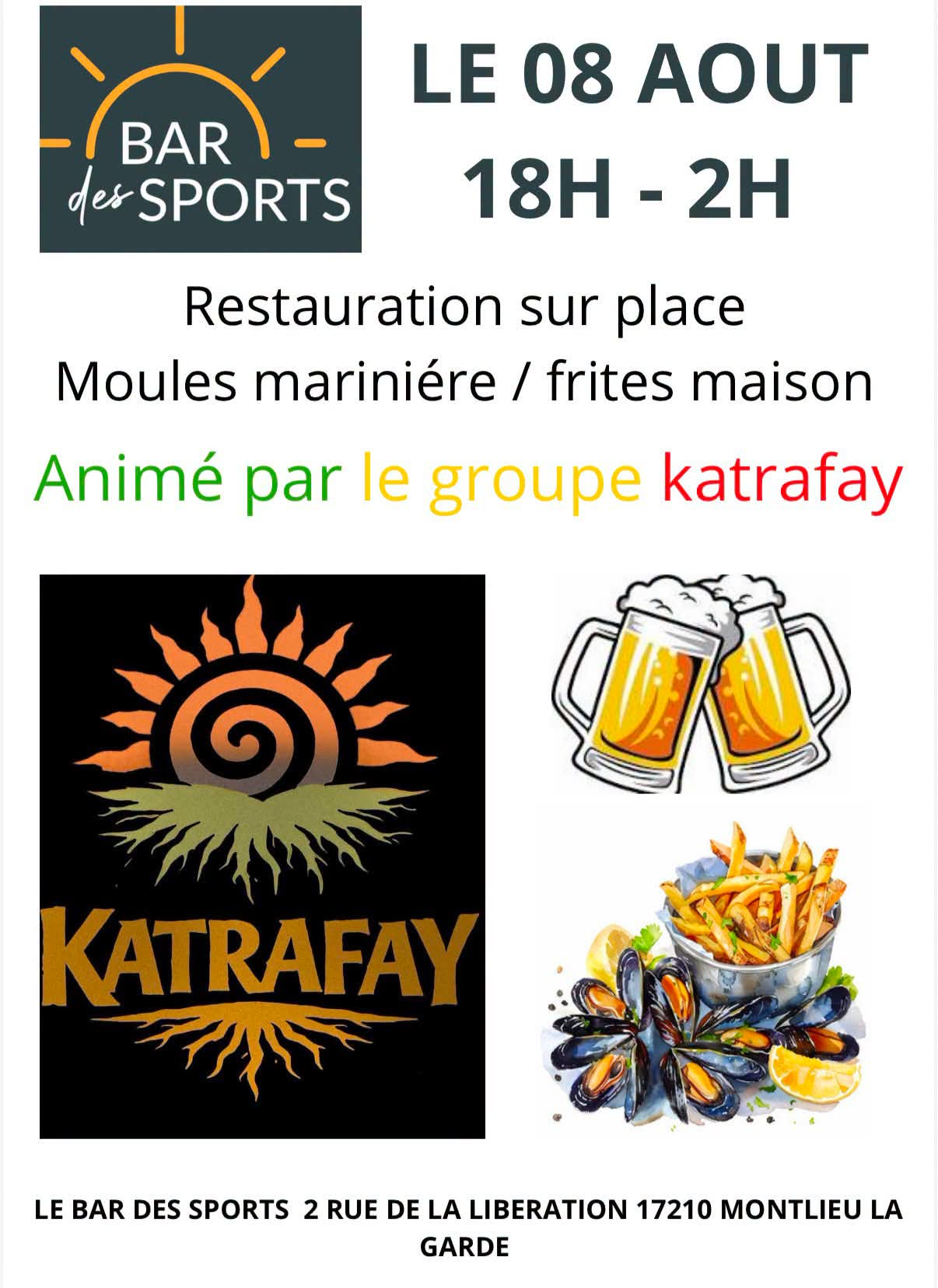 Animation au Bar des Sports