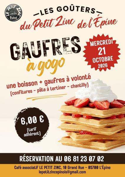 Goûter Gaufres au Petit Zinc