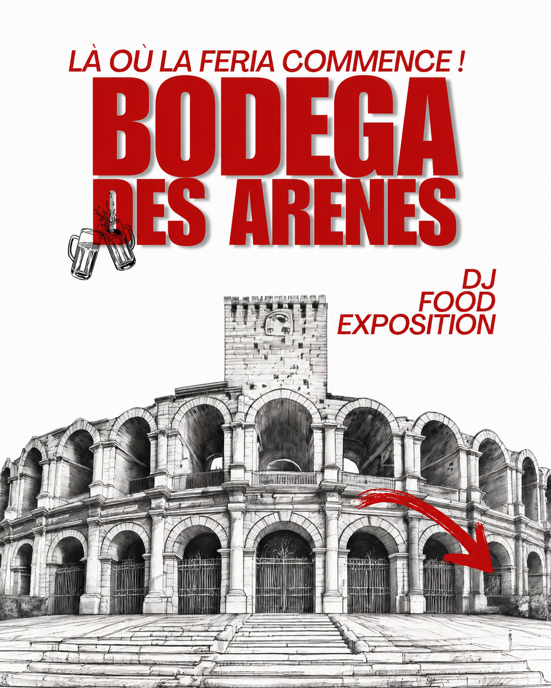 La Bodega des arènes, bar à champagne – Féria du riz