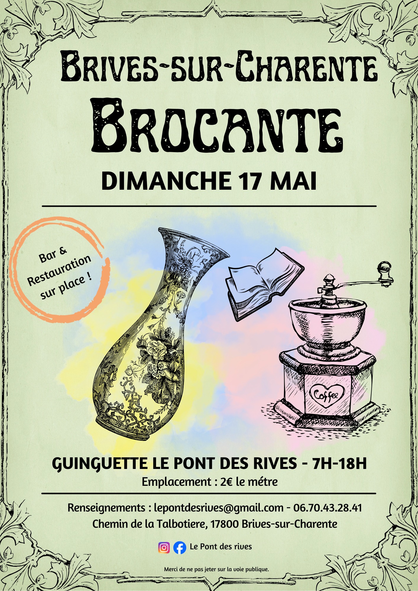 Brocante (au Pont des Rives)