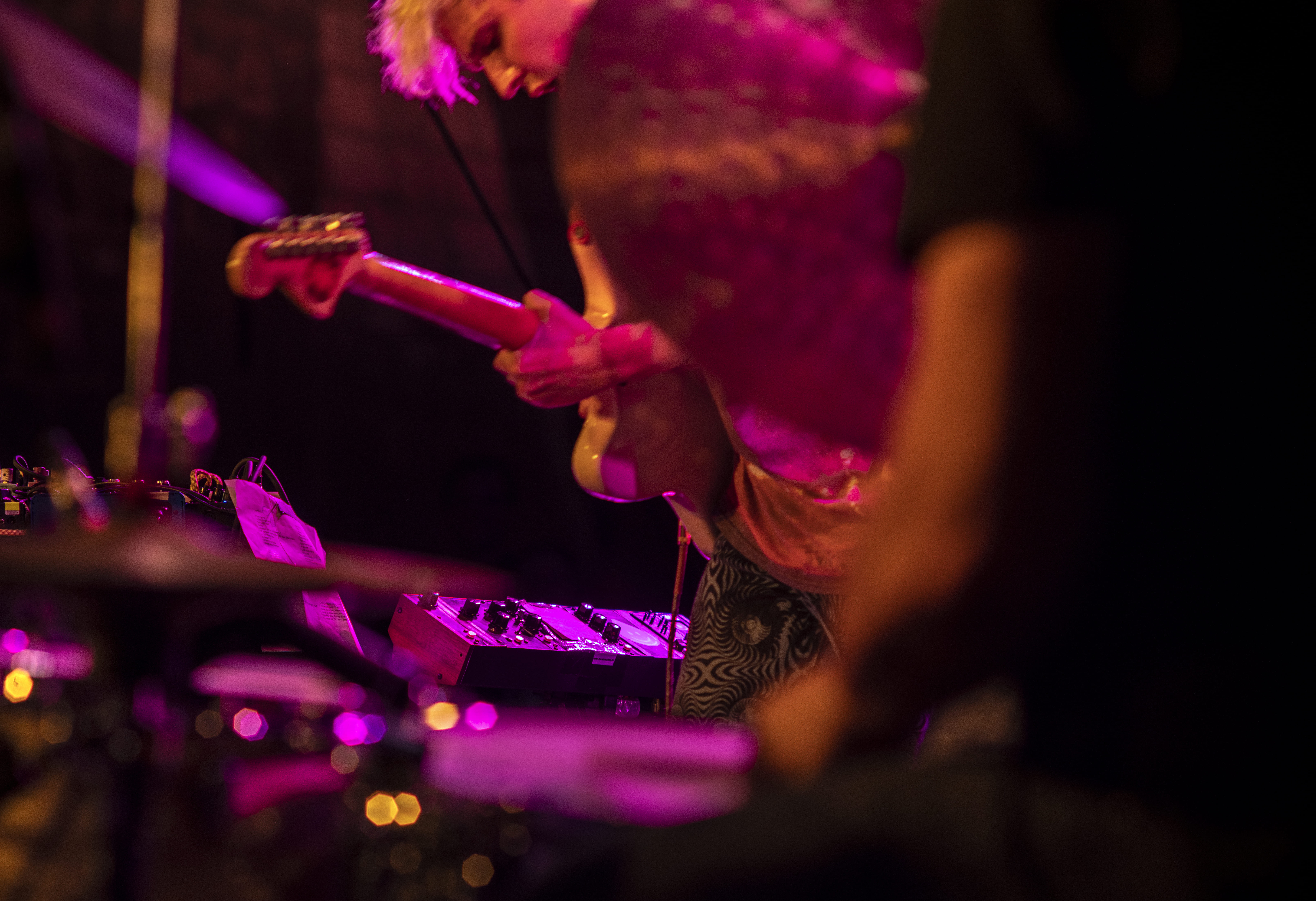 Musiciens sur scène