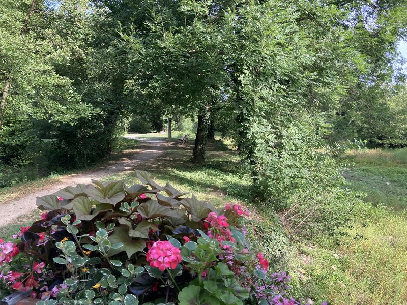 chemin Parc des sources à Manthes