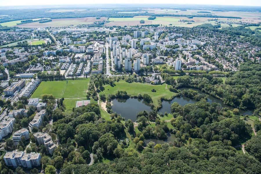 Vue aérienne Les Ulis