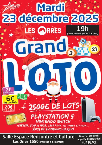 Grand Loto de Noël_Les Orres