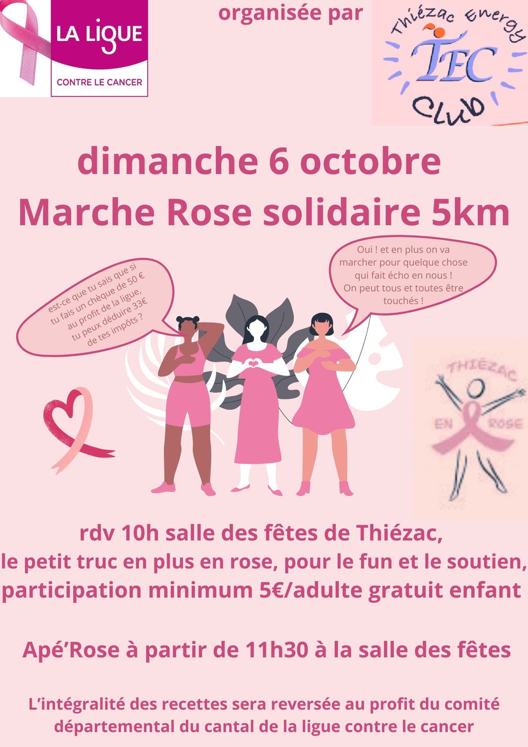 Octobre rose : Marche rose solidaire