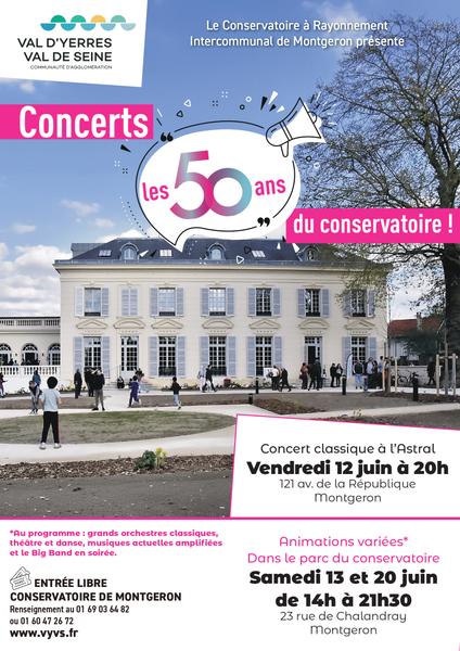 Concert des 50 ans du conservatoire à Montgeron_Montgeron