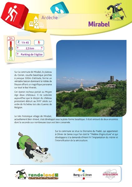 Randoland - jeu de piste pour enfants à  Mirabel