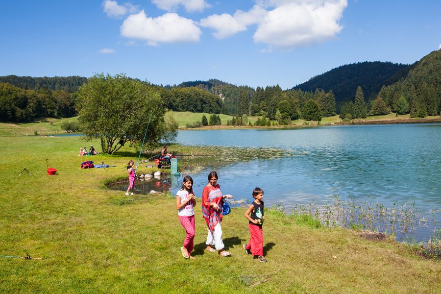 les bords du lac Genin