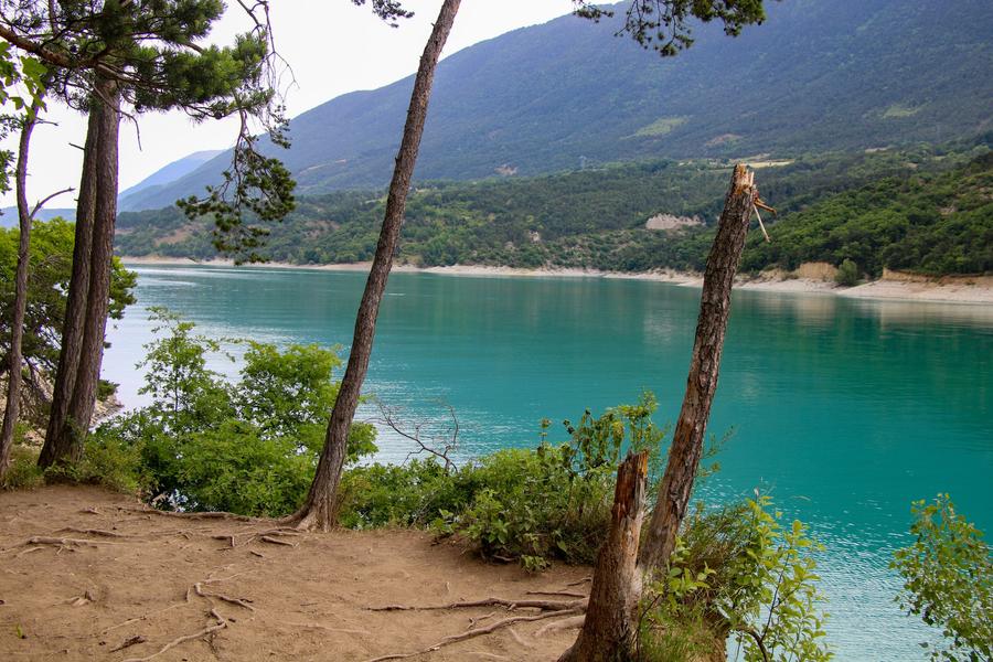 Point de vue de la Randonnée des passerelles du lac de Monteynard-Avignonet