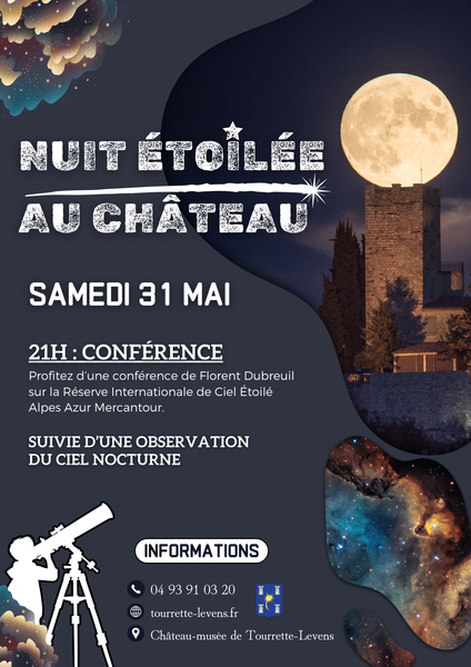 Nuit étoilée au château de Tourrette-Levens_Tourrette-Levens