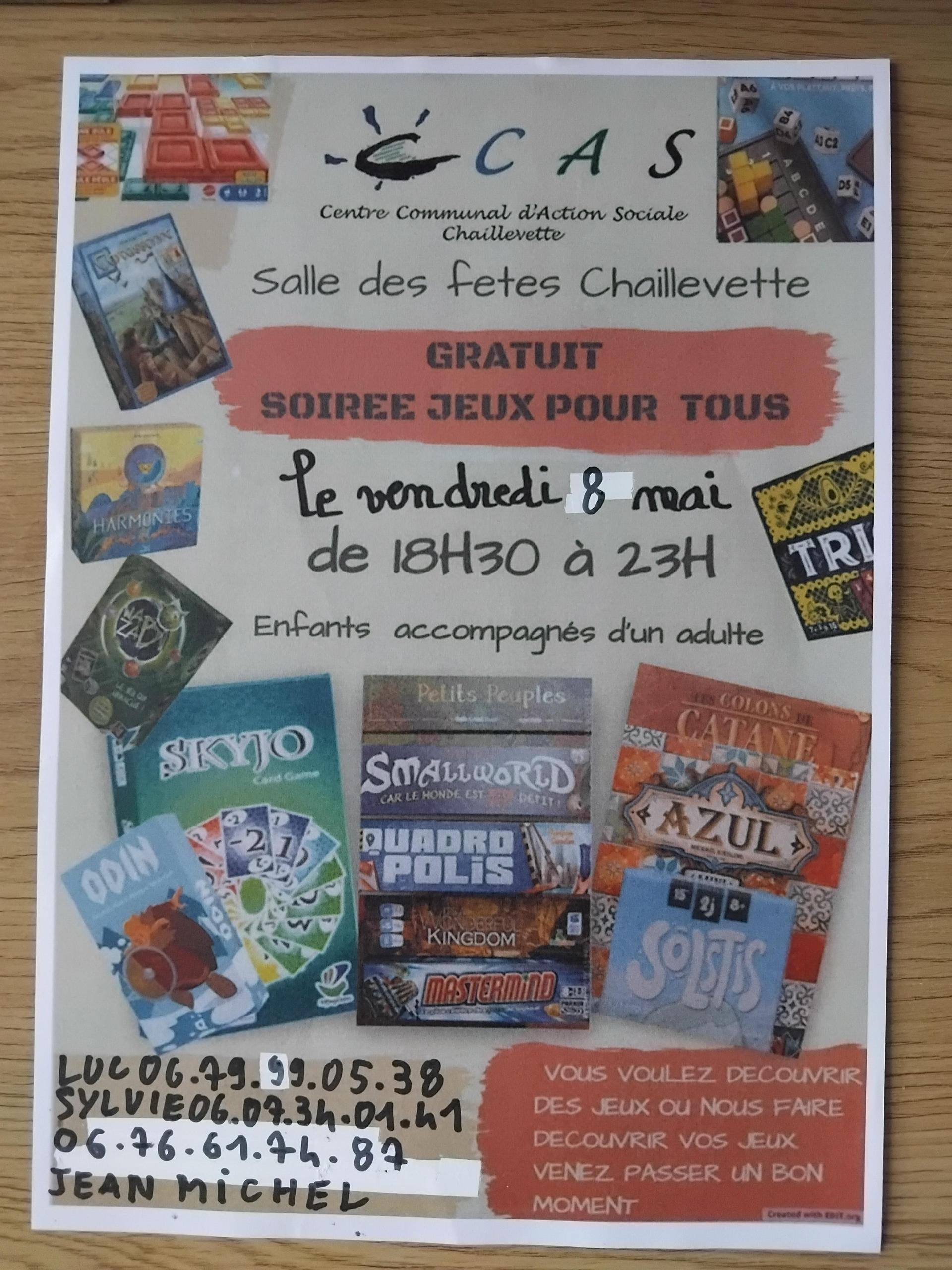 Soirée jeux pour tous