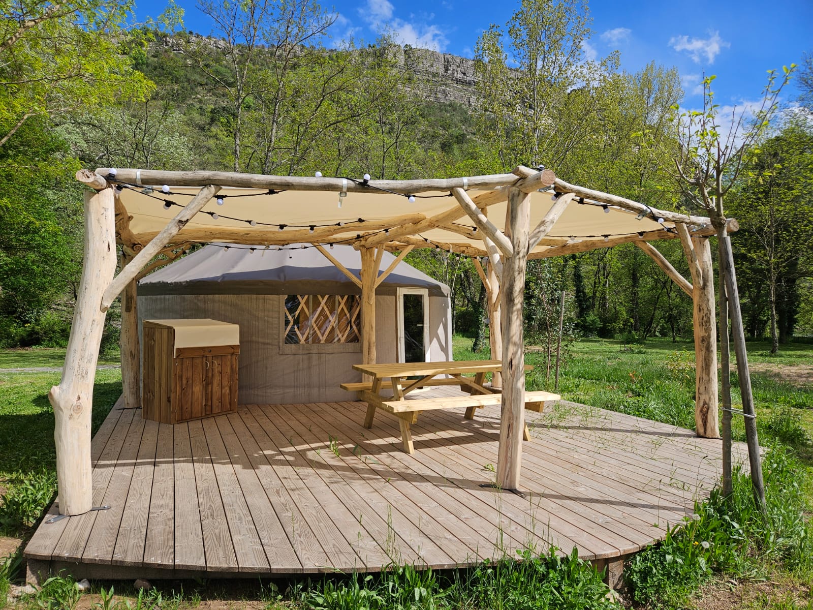 Village Nature Zen - Camping la Turelure : Yourte Family Zen