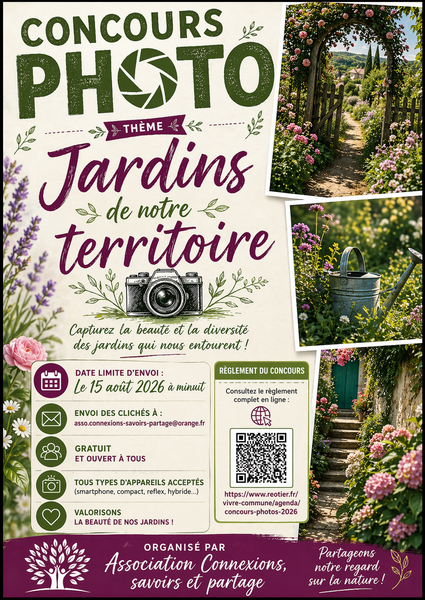 Concours photo 'les jardins de notre territoire'