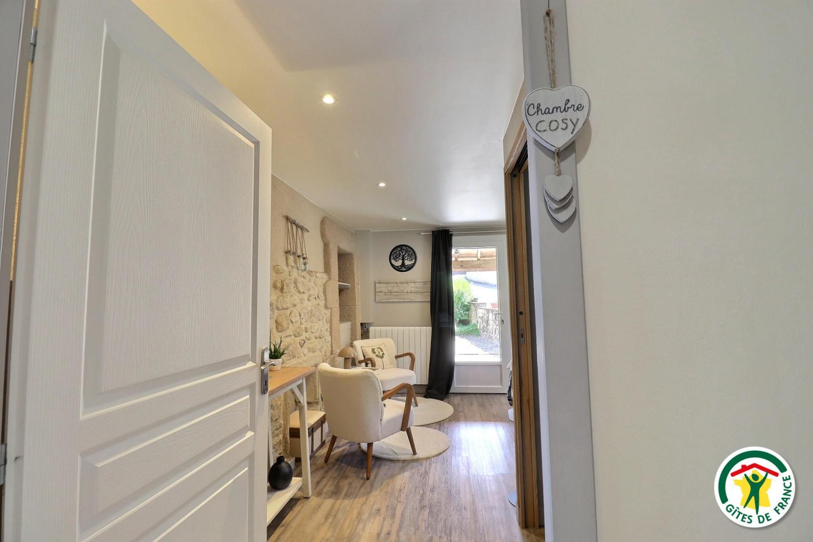 Au rez-de-chaussée : bienvenue dans la suite cozy