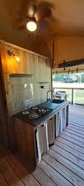 Espace cuisine de la lodge safari