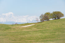 Vue sur le Mont-Blanc depuis Sur-Lyand