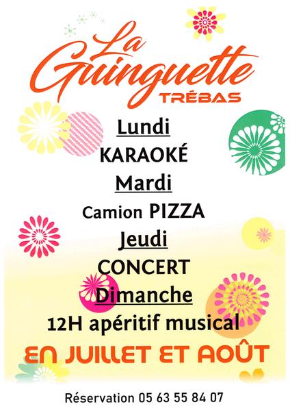 Concert à la Guinguette de Trébas