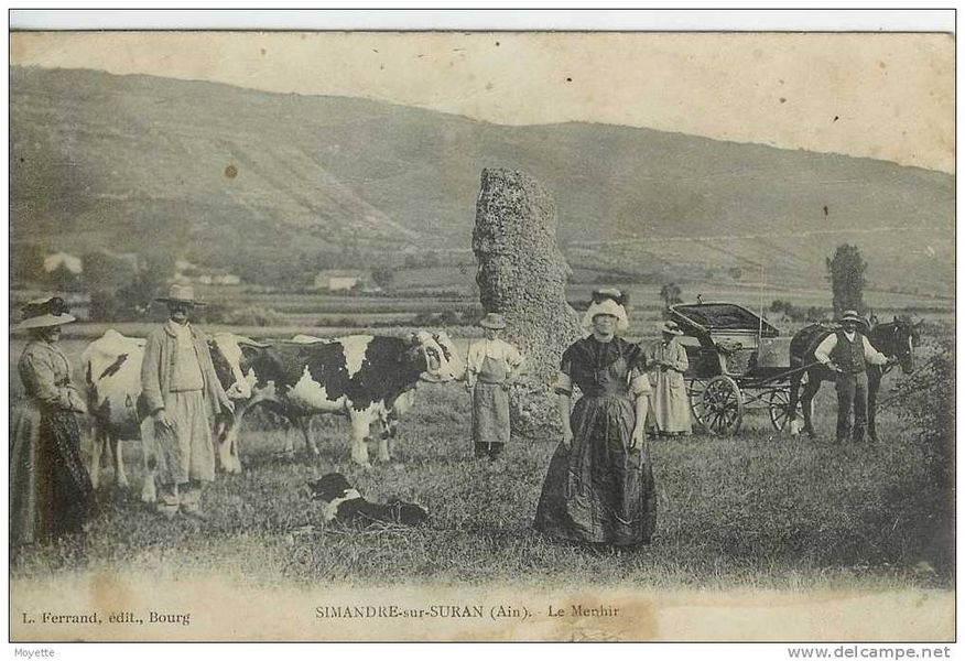 Menhir de Pierre Fiche - Simandre/Suran