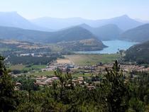 Saint André et le lac de Castillon