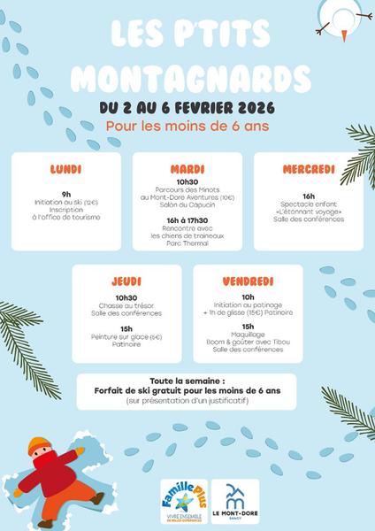Les P'tits Montagnards : Initiation au ski alpin