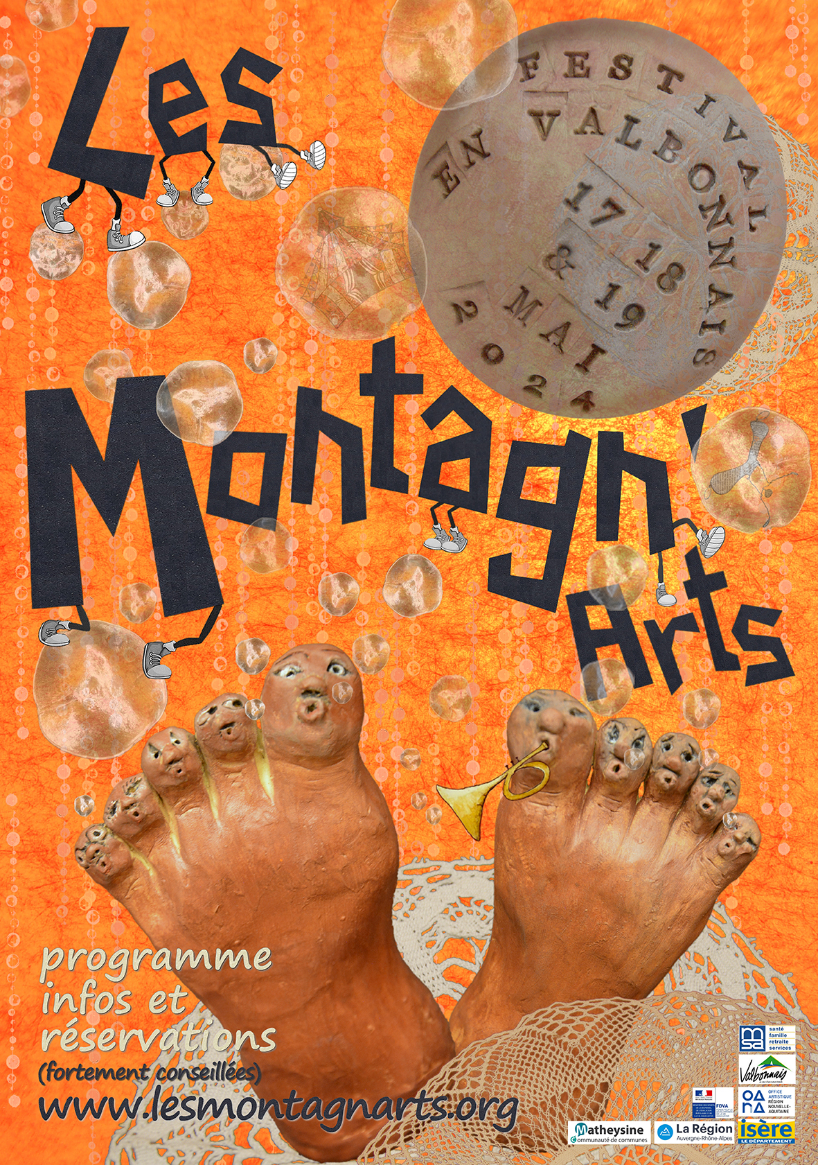 Affiche officielle des Montagn'arts