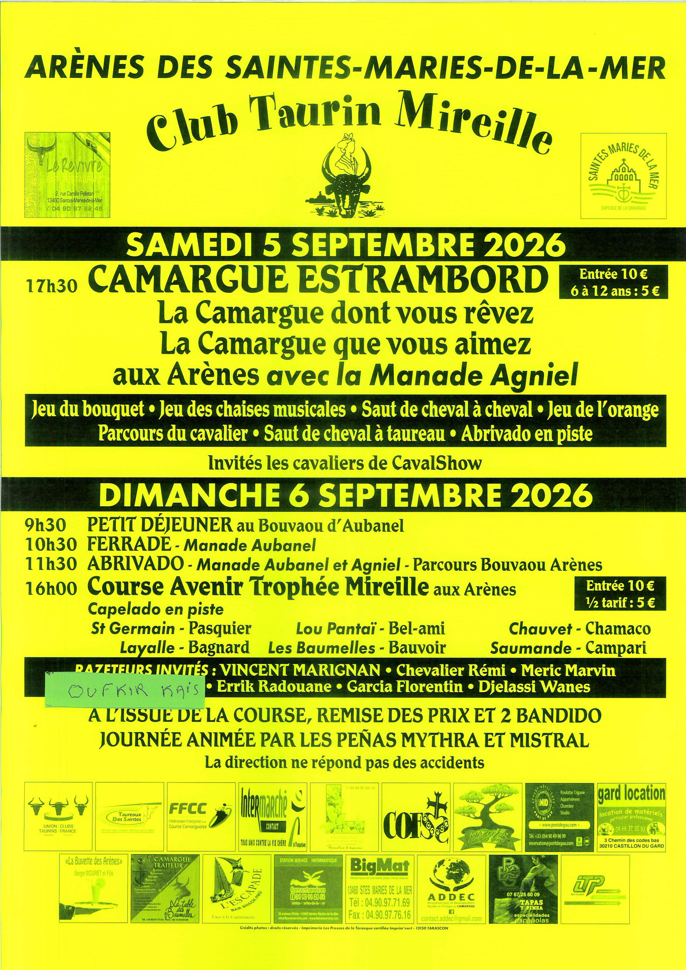 Fête du Club Taurin Mireille