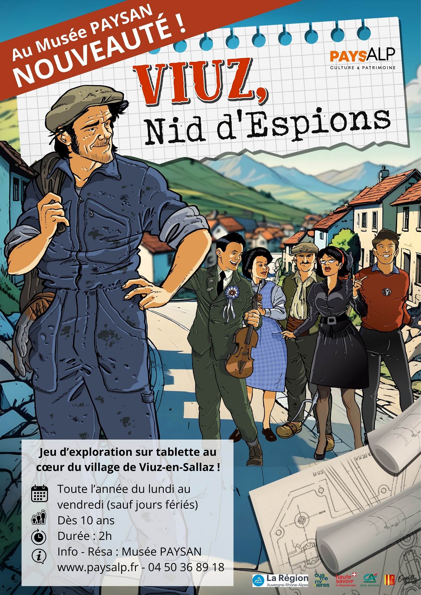 Viuz, Nid d'Espions - Explor Games