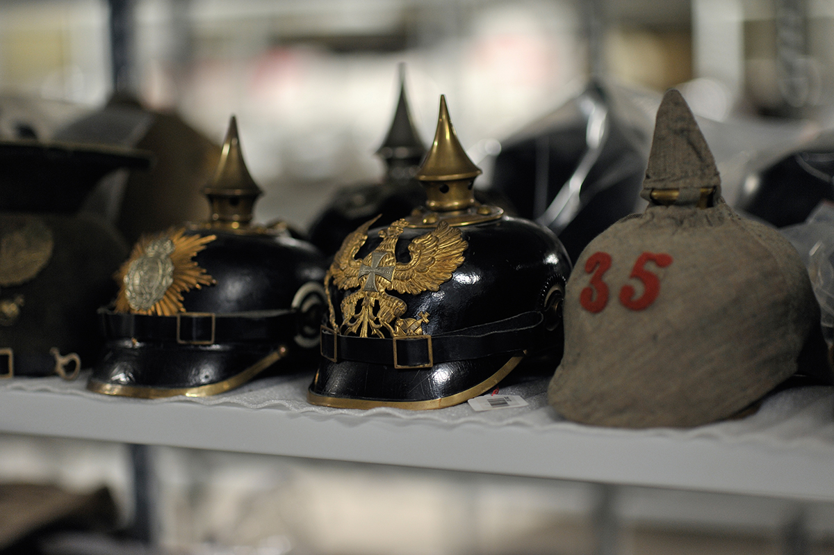 Casques à pointes allemands modèles 1895
