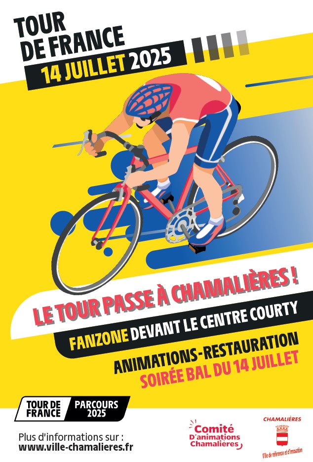Passage du Tour de France 2025 à Chamalières