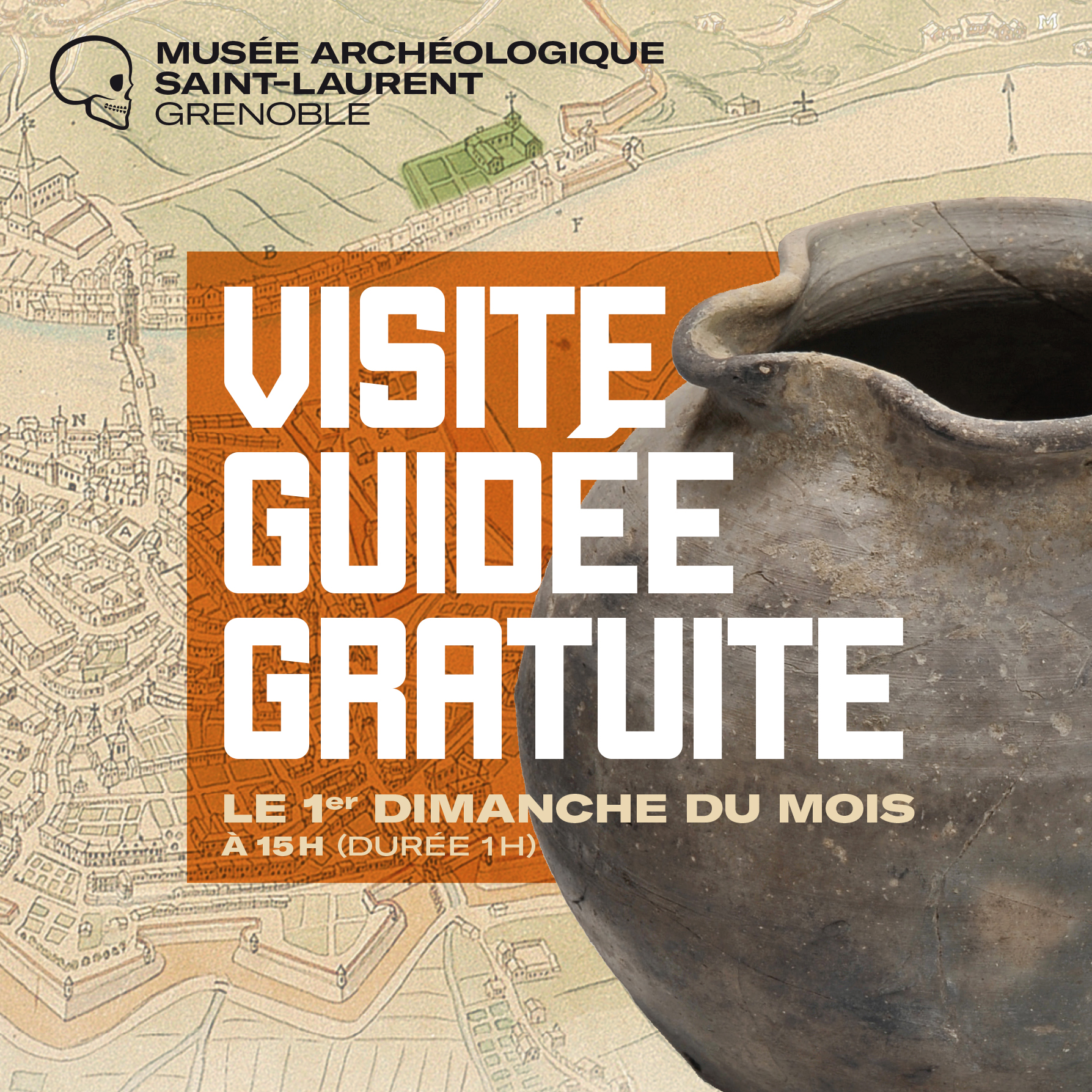 Visite guidée du musée archéologique Saint-Laurent
