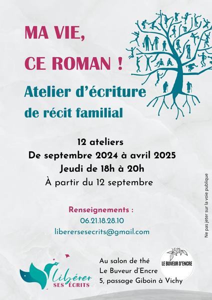 Atelier d'écriture de récit familial