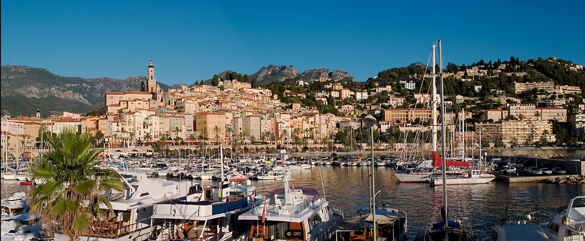 Vue générale de Menton