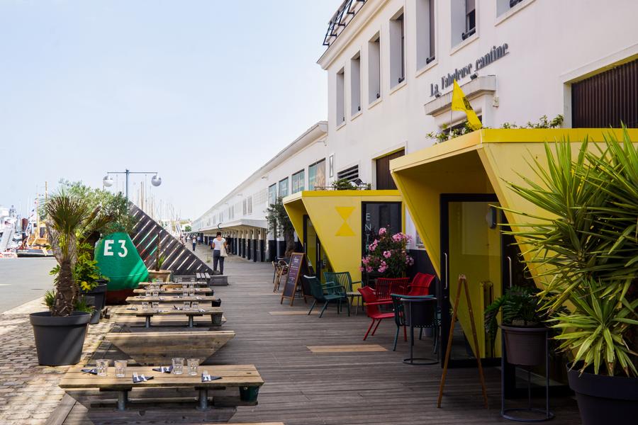 Vue depuis la terrasse de la Fabuleuse Cantine