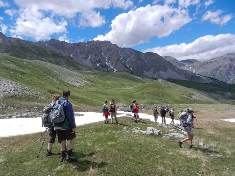 Randonnée vers les grands espaces sauvages