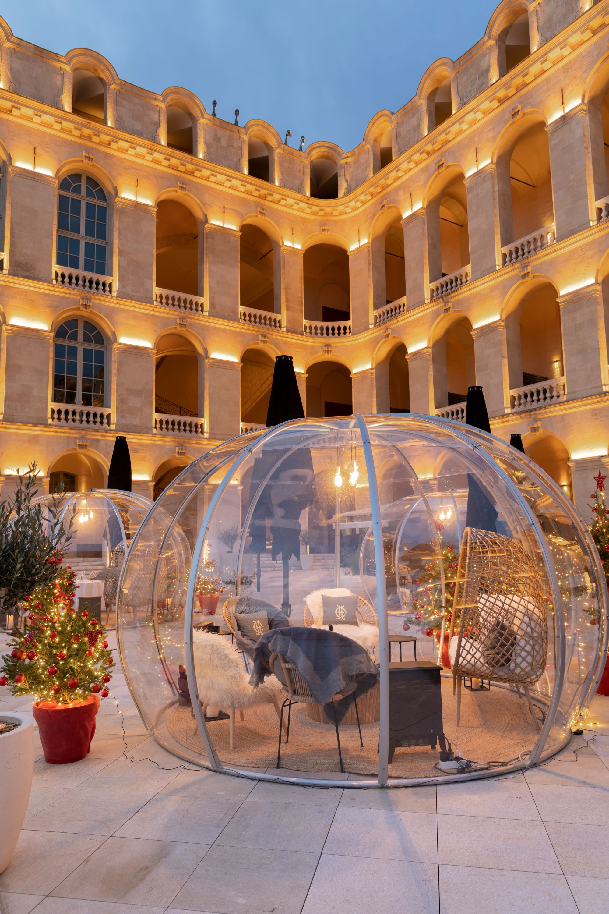 La raclette dans les bulles à l'InterContinental