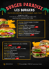 Carte burger Ⓒ Burger paradise