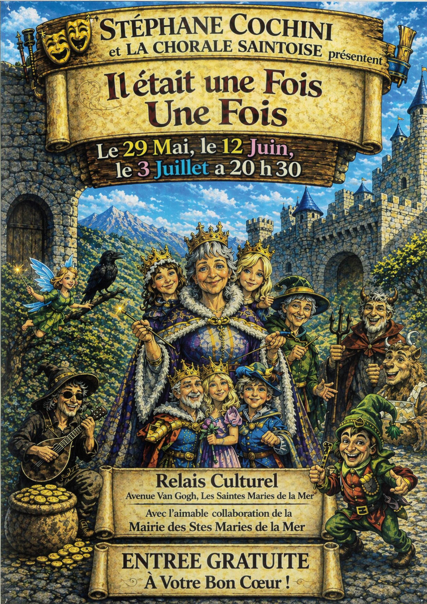 Spectacle de la chorale Saintoise