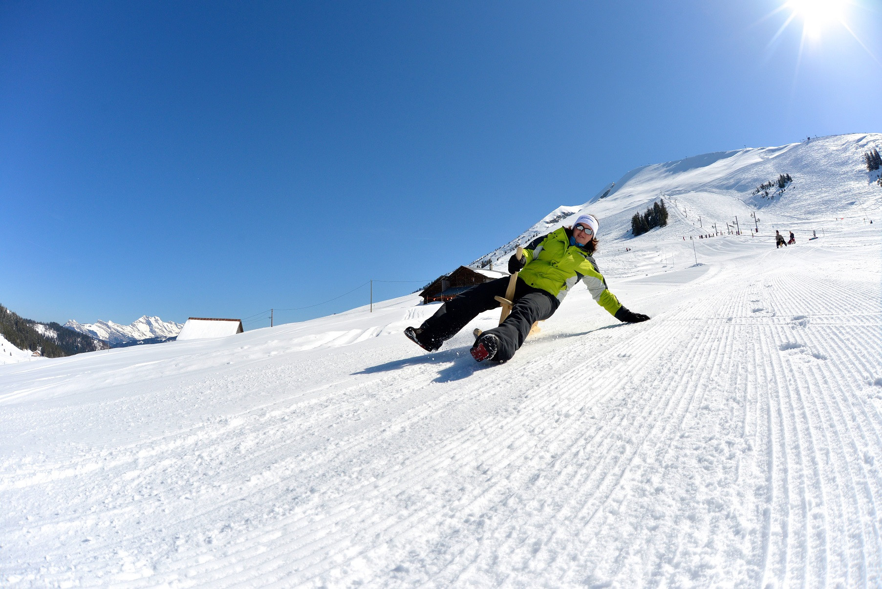 Descente en paret