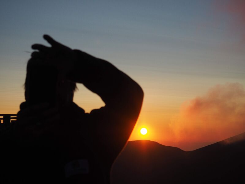 Crêtes du Sancy au lever du jour