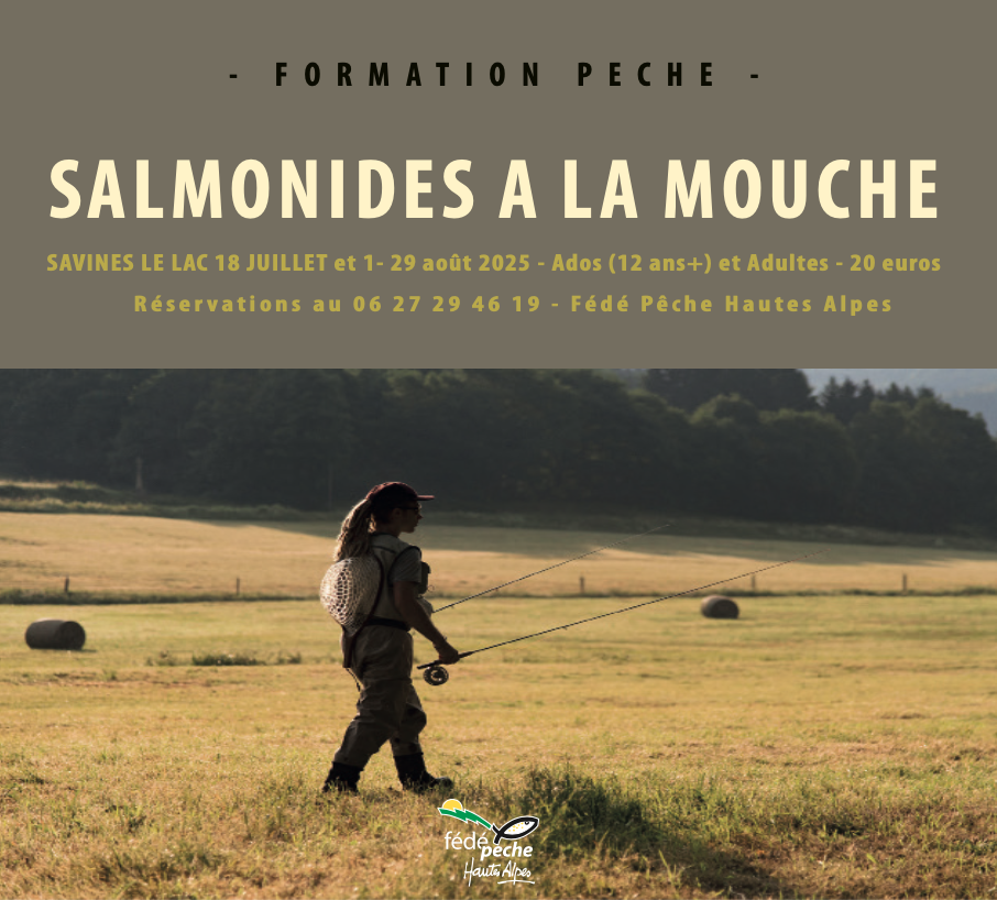 Formation à la pêche des salmonidés à la mouche
