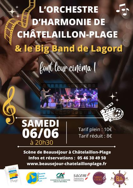 Orchestre d'harmonie de Châtelaillon-Plage invite le Big band de Lagord